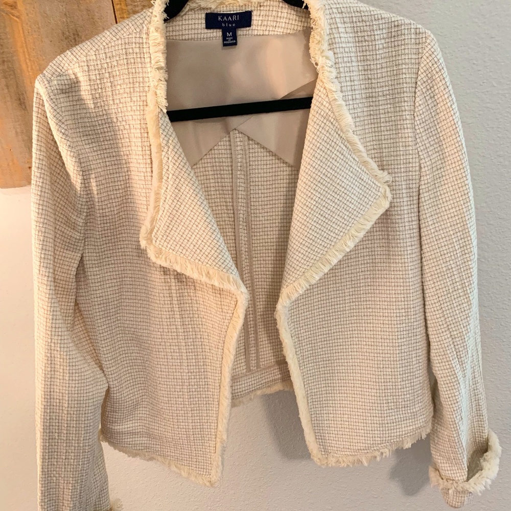 Kaari Blue Tweed Professional Blazer